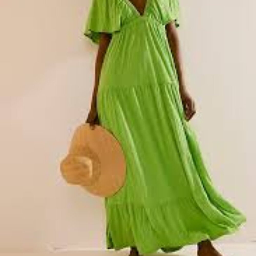 NWT: Free People La La Maxi Dress - Picture 2 of 9